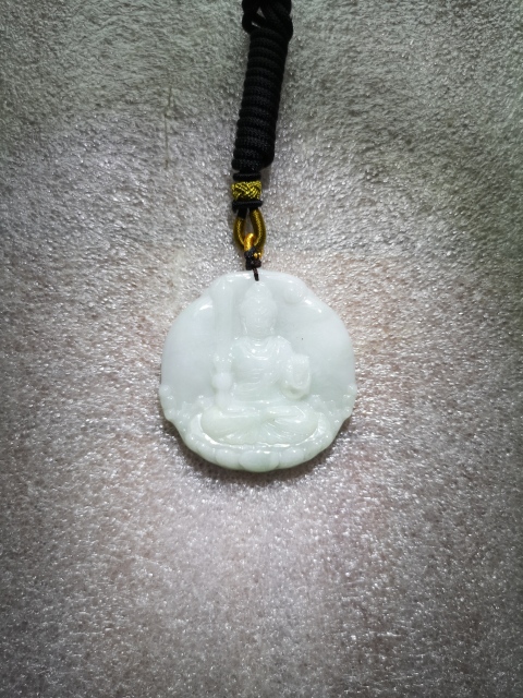古玩玉器文殊菩薩牌子拍賣,當前價格450元