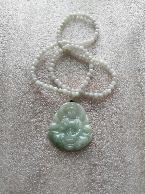 古玩玉器觀音牌子拍賣,當前價格398元
