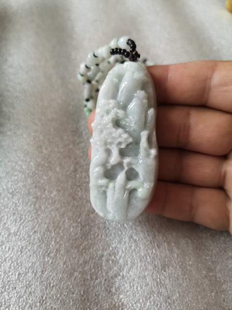 古玩玉器深山訪友牌子拍賣,當前價格550元