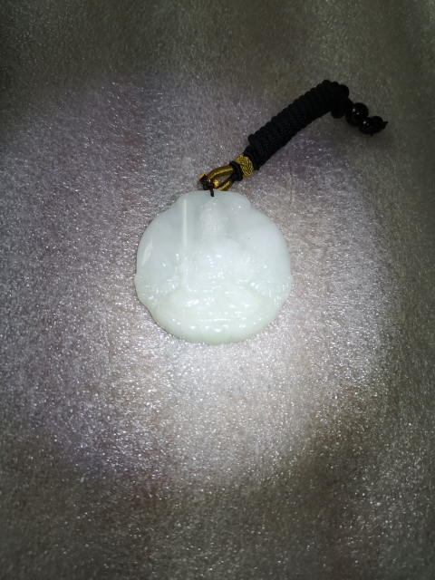 古玩玉器文殊菩薩牌子拍賣,當前價格450元