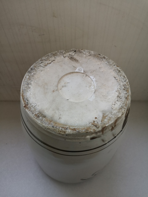 古玩陶瓷晚清磁州窯褐彩缸拍賣(mài),當(dāng)前價(jià)格450元