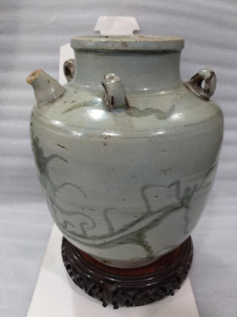 古玩陶瓷青花龍紋四系壺拍賣,當前價格1288元