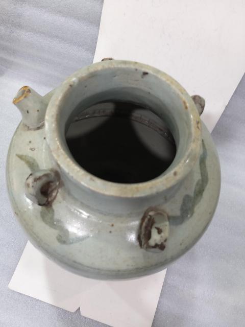 古玩陶瓷青花龍紋四系壺拍賣,當前價格1288元