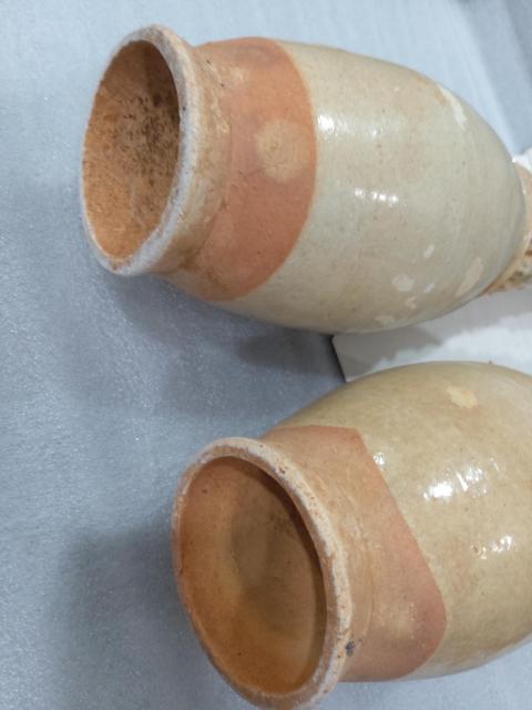古玩陶瓷影青釉堆塑長頸皈依瓶(一對)拍賣,當前價格2880元
