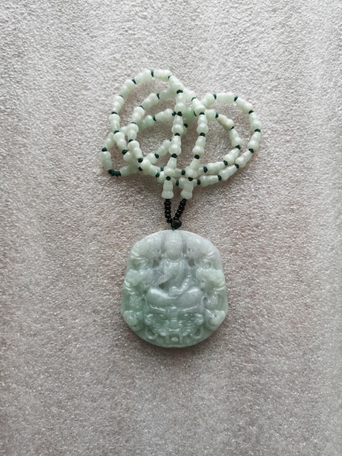 古玩玉器觀音牌子拍賣，當前價格850元