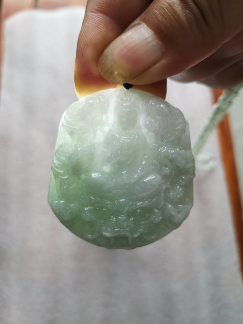古玩玉器觀音牌子拍賣，當前價格850元