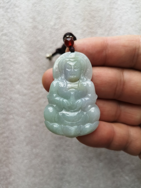 古玩玉器觀音拍賣，當前價格555元