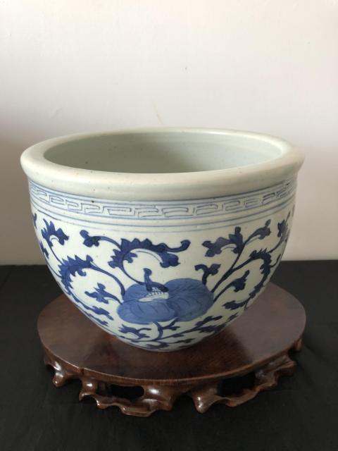 古玩陶瓷青花缸拍賣，當前價格12900元