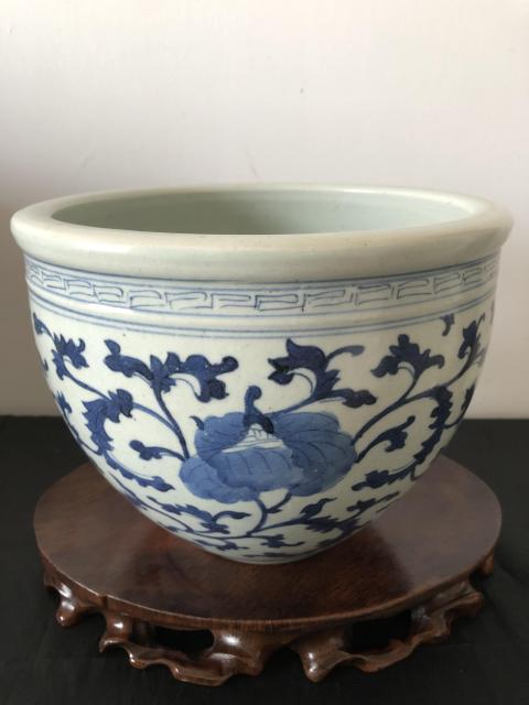 古玩陶瓷青花缸拍賣，當前價格12900元