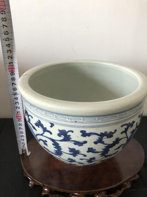 古玩陶瓷青花缸拍賣，當前價格12900元