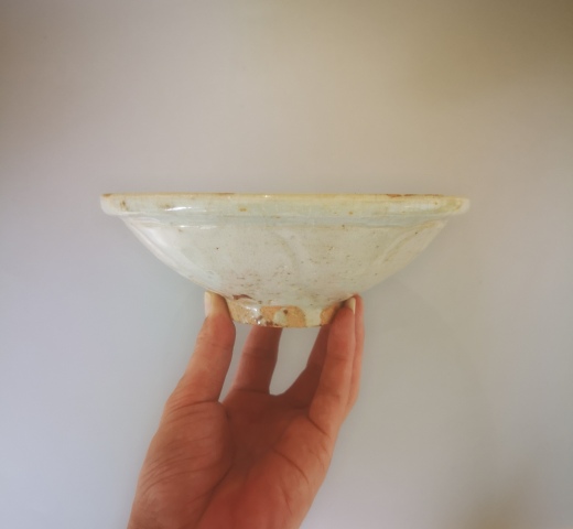 古玩陶瓷宋代.青白釉刻仰蓮瓣紋斗笠碗拍賣,當前價格1298元