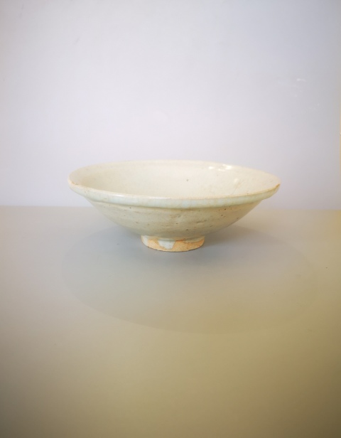古玩陶瓷宋代.青白釉刻仰蓮瓣紋斗笠碗拍賣,當前價格1298元