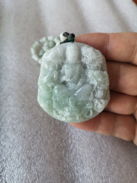 古玩玉器觀音牌子拍賣，當前價格850元