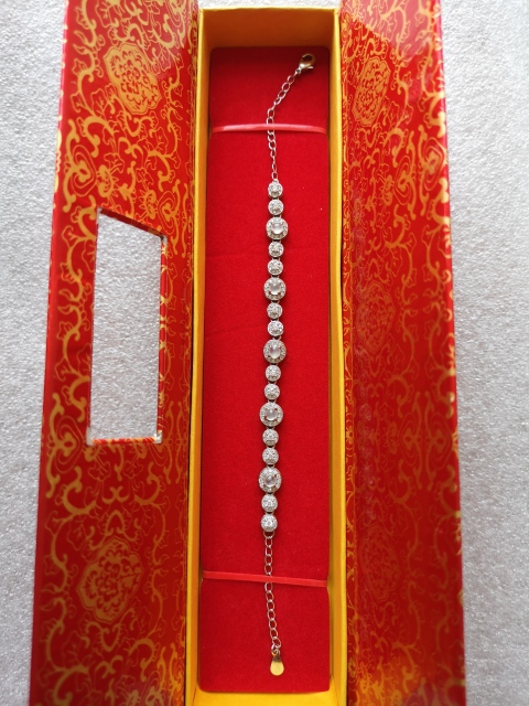 古玩玉器翡翠手鏈拍賣，當前價格550元