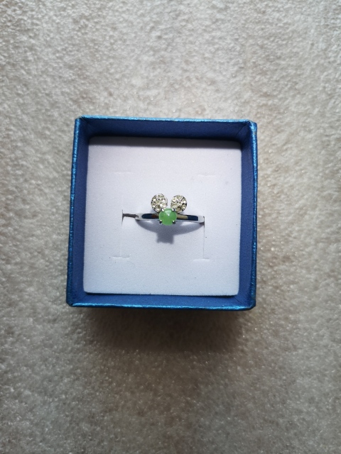 古玩玉器翡翠戒指拍賣，當前價格298元