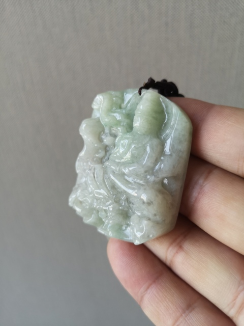 古玩玉器觀音牌子拍賣,當前價格450元