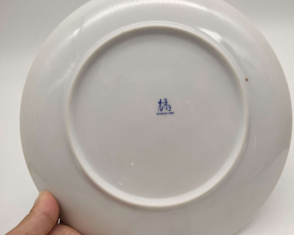 古玩陶瓷六十至八十年代花卉紋彩繪盤拍賣,當前價格198元