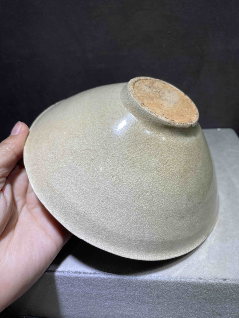 古玩陶瓷影青釉劃花斗笠碗拍賣,當(dāng)前價(jià)格301元