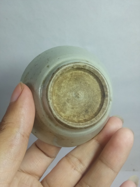 古玩陶瓷清早期~白釉小碗拍賣,當前價格288元