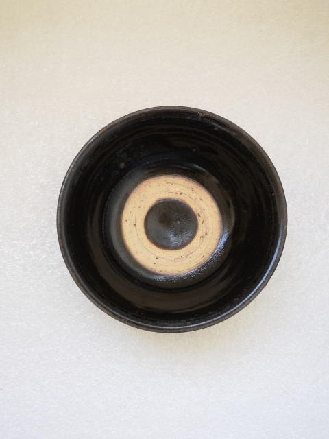 古玩陶瓷磁州窯窯變黑釉碗拍賣，當前價格680元