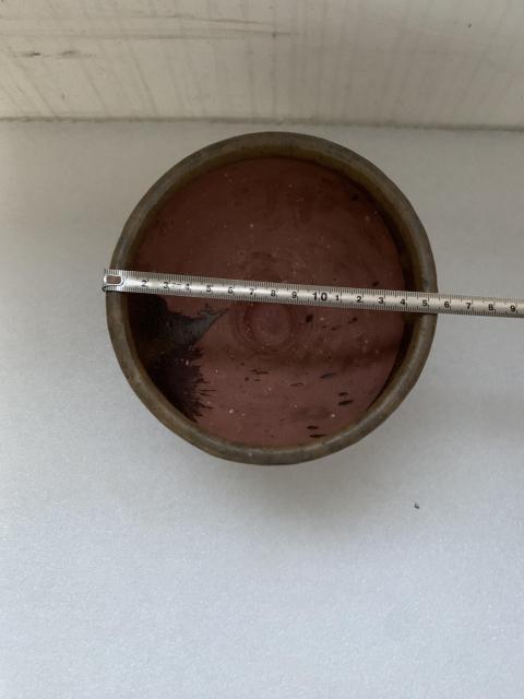古玩陶瓷明代茶褐釉高足碗拍賣，當前價格850元