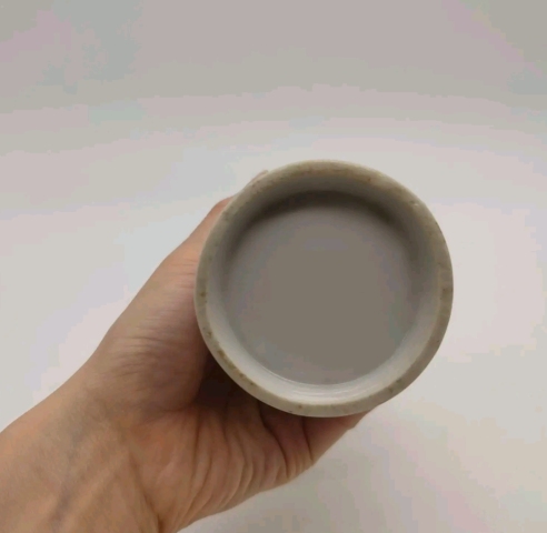 古玩陶瓷上世紀六十至八十年代山水紋彩繪描金瓶拍賣,當前價格260元