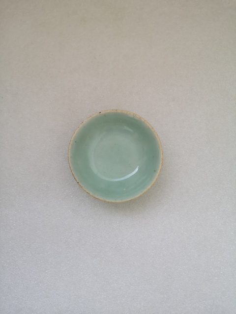 古玩陶瓷豆青釉小盤拍賣,當(dāng)前價(jià)格298元