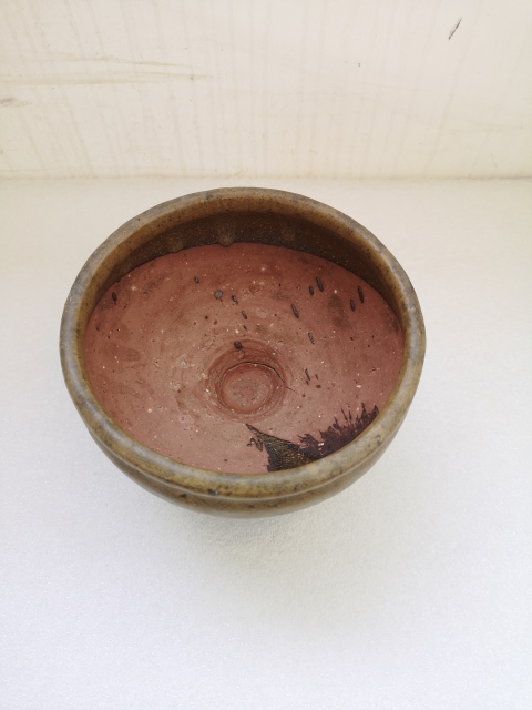 古玩陶瓷明代茶褐釉高足碗拍賣，當前價格850元