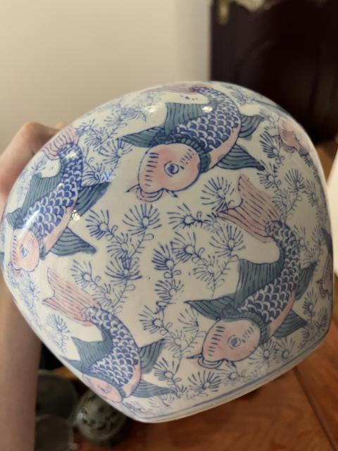 古玩陶瓷魚藻紋蓋罐拍賣,當(dāng)前價(jià)格299元