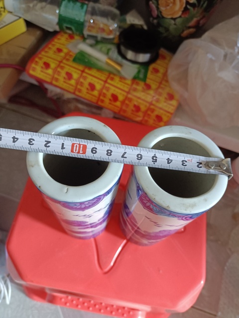 古玩陶瓷六十至八十年代山水紋青花筆筒拍賣,當(dāng)前價(jià)格408元