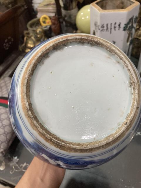 古玩陶瓷青花嬰戲紋砂口罐拍賣,當(dāng)前價格19999元