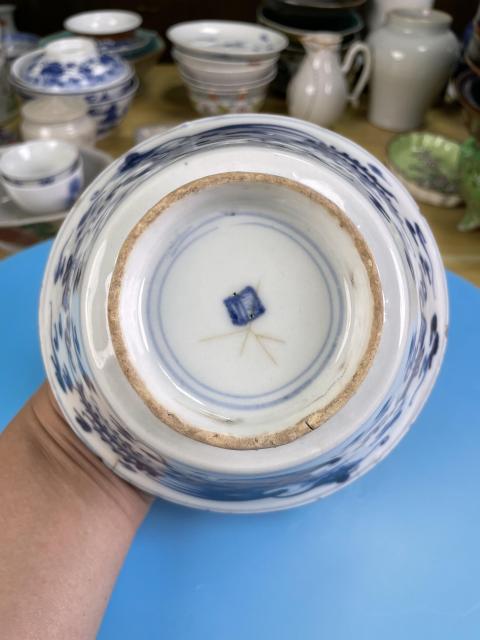 古玩陶瓷清早·青花鳳紋碗真品鑒賞圖