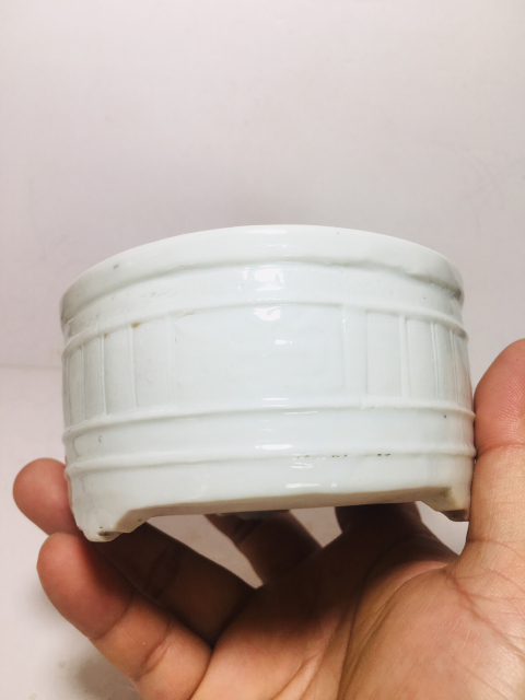 古玩陶瓷白釉三足香爐拍賣，當前價格1588元