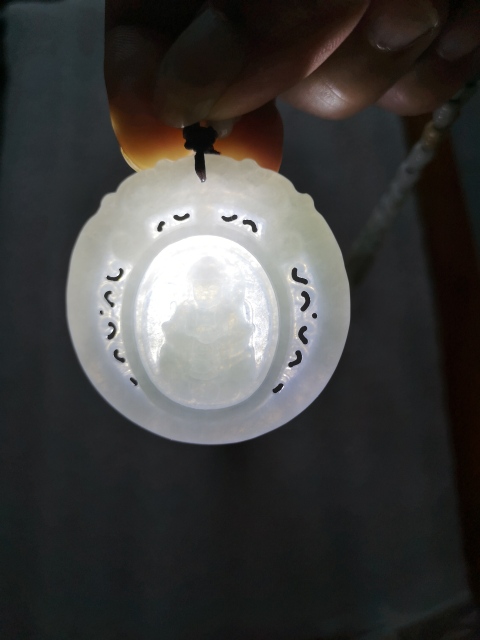 古玩玉器觀音佩拍賣，當(dāng)前價(jià)格850元