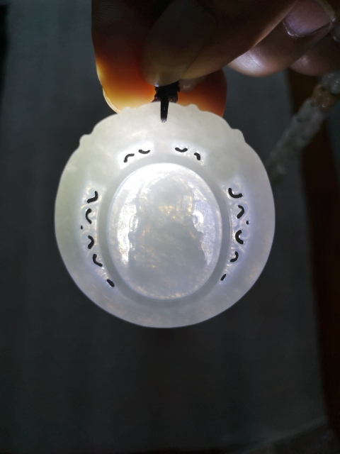 古玩玉器觀音佩拍賣，當(dāng)前價(jià)格850元