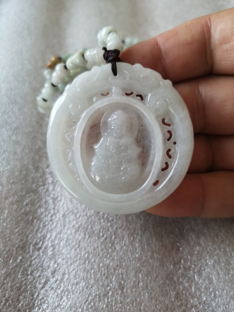 古玩玉器觀音佩拍賣，當(dāng)前價(jià)格850元