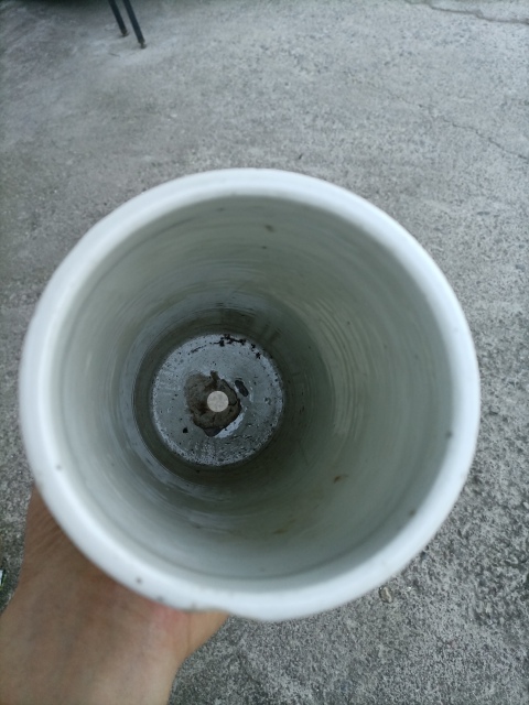 古玩陶瓷民國梅花雄鷹大雞圖帽筒拍賣，當前價格160元