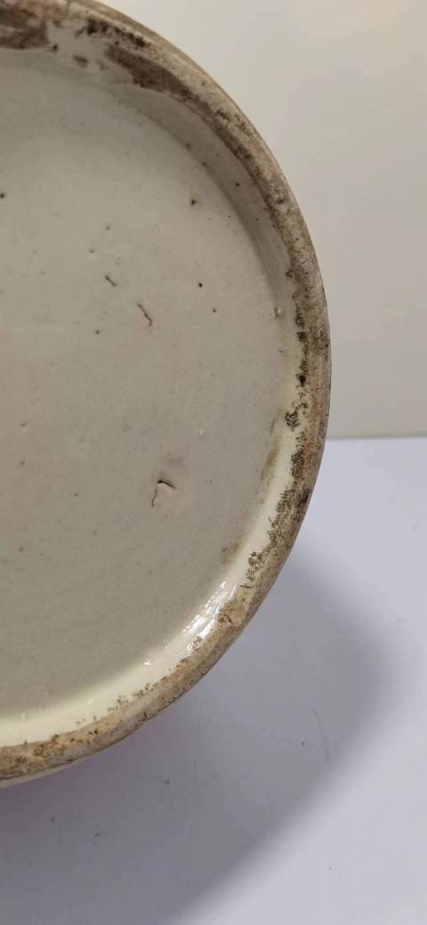 古玩陶瓷胭脂紅地粉彩嬰戲紋冬瓜蓋罐拍賣,當前價格6000元