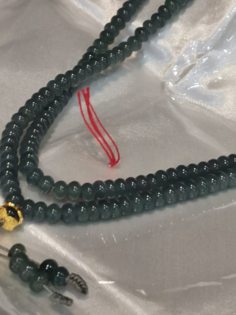 古玩玉器天然冰種翡翠珠手串拍賣,當前價格5800元