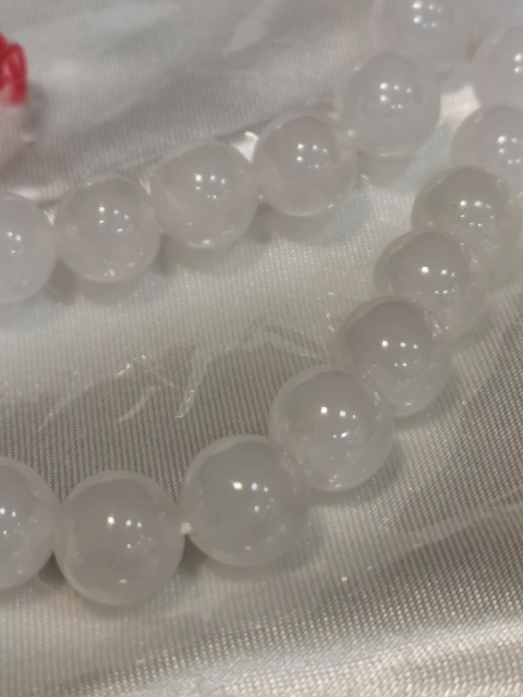 古玩玉器天然冰種翡翠珠鏈拍賣,當前價格15000元