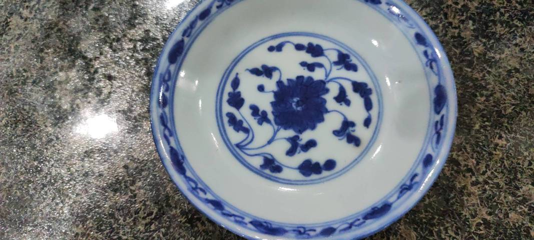 古玩陶瓷青花盤拍賣，當前價格2000元