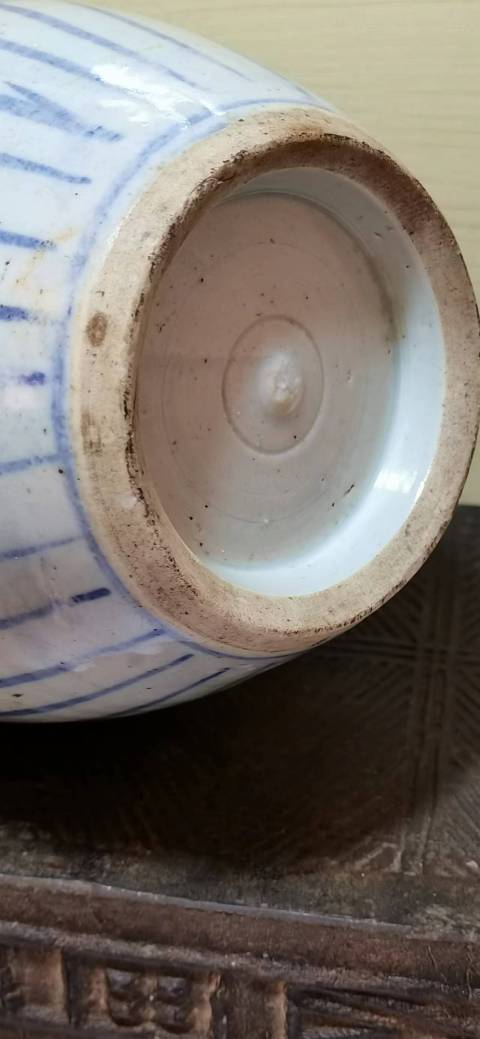 古玩陶瓷青花福字紋罐拍賣,當前價格1300元