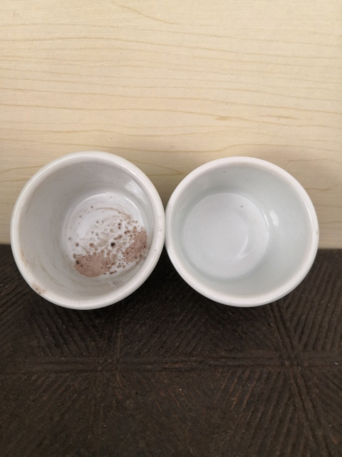 古玩陶瓷豆青釉杯拍賣,當前價格300元