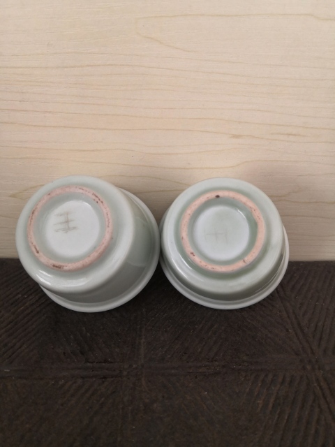 古玩陶瓷豆青釉杯拍賣,當前價格300元
