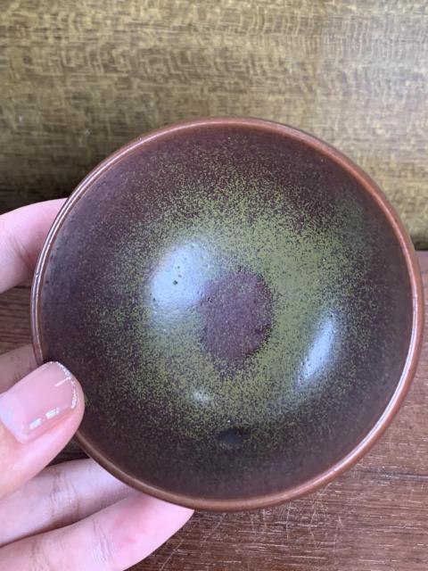 古玩陶瓷清代茶葉末釉杯拍賣，當前價格0元