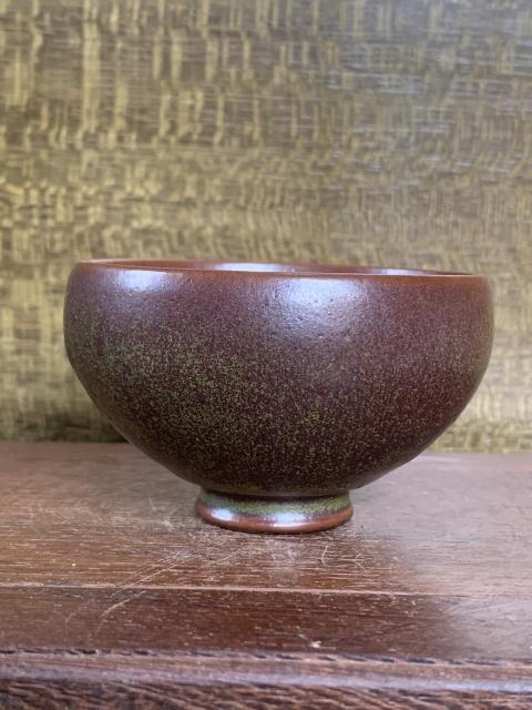 古玩陶瓷清代茶葉末釉杯拍賣，當前價格0元