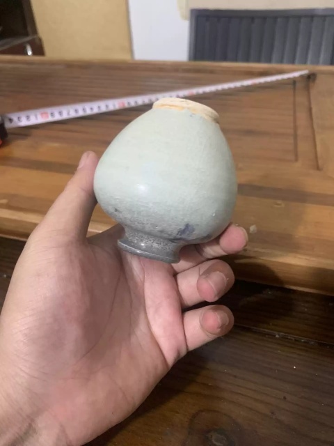 古玩陶瓷明晚期-青花花卉紋小罐拍賣，當前價格900元