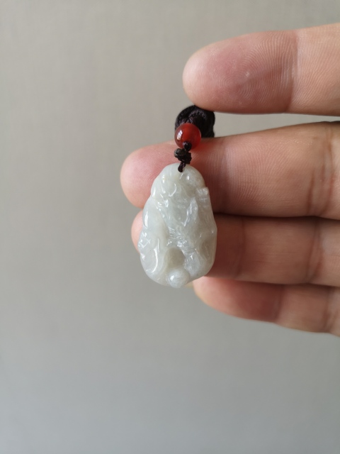 古玩玉器龍墜拍賣，當前價格150元