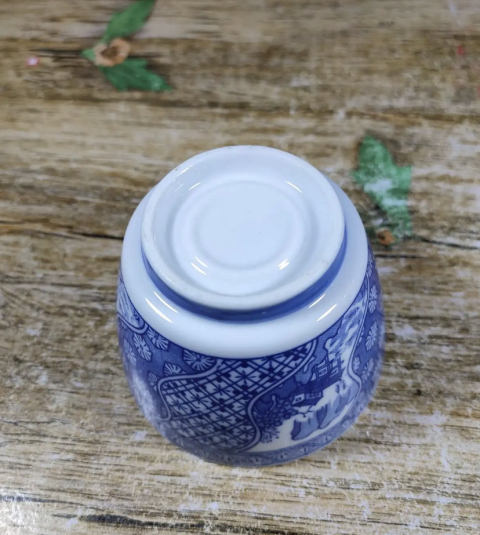 古玩陶瓷六十至八十年代青花蓋杯拍賣,當前價格160元