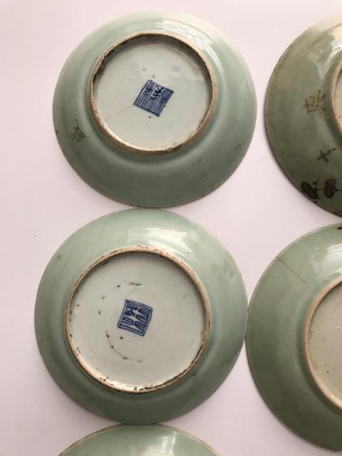 古玩陶瓷豆青釉盤拍賣,當(dāng)前價格600元